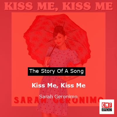 final cover Kiss Me Kiss Me Sarah Geronimo