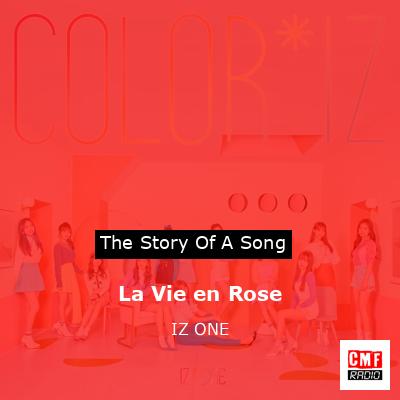 final cover La Vie en Rose IZONE