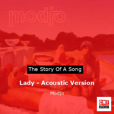 Lady – Acoustic Version – Modjo