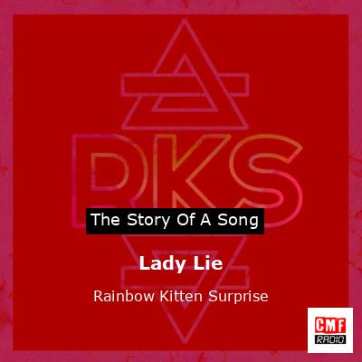 final cover Lady Lie Rainbow Kitten Surprise