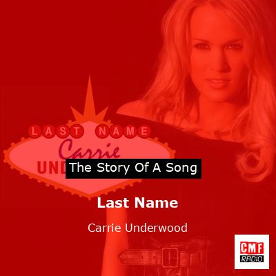 final cover Last Name Carrie Underwood