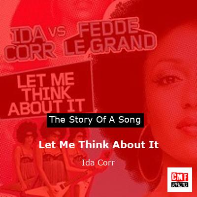 final cover Let Me Think About It Ida Corr