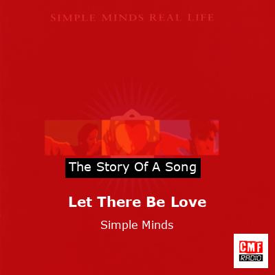 final cover Let There Be Love Simple Minds