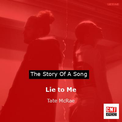 Lie to Me – Tate McRae