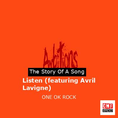 final cover Listen featuring Avril Lavigne ONE OK ROCK