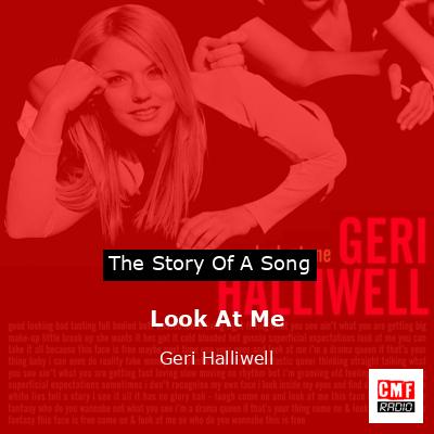 final cover Look At Me Geri Halliwell