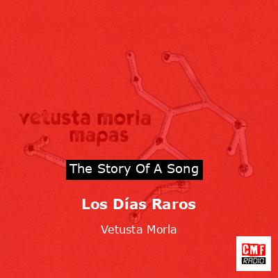 final cover Los Dias Raros Vetusta Morla