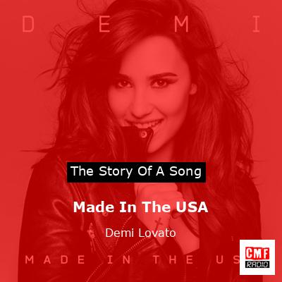 Made In The USA – Demi Lovato