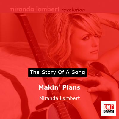final cover Makin Plans Miranda Lambert