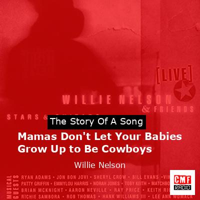 Mamas Don’t Let Your Babies Grow Up to Be Cowboys – Willie Nelson