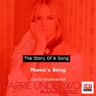 final cover Mamas Song Carrie Underwood