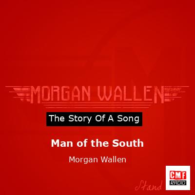 final cover Man of the South Morgan Wallen