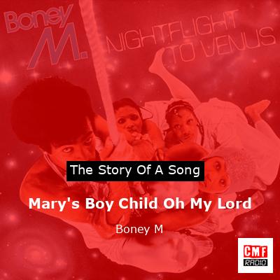 final cover Marys Boy Child Oh My Lord Boney M