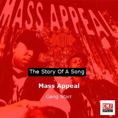final cover Mass Appeal Gang Starr