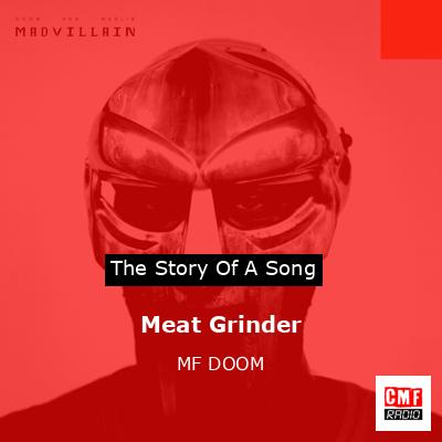 final cover Meat Grinder MF DOOM