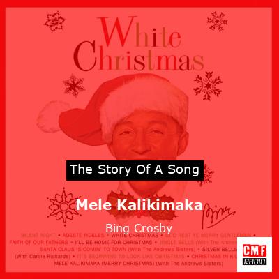 final cover Mele Kalikimaka Bing Crosby
