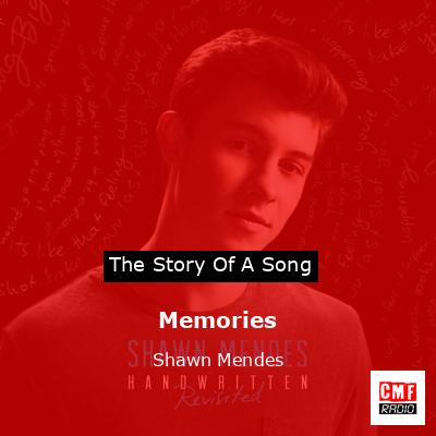 final cover Memories Shawn Mendes