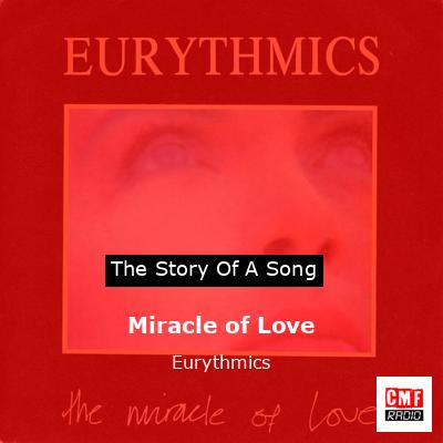 final cover Miracle of Love Eurythmics