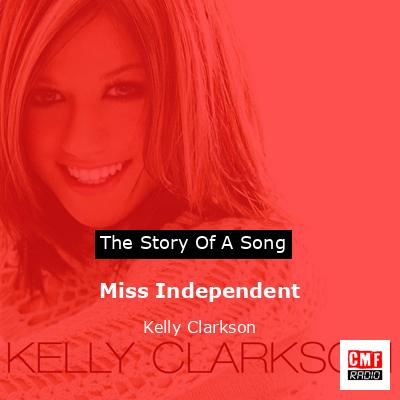 final cover Miss Independent Kelly Clarkson