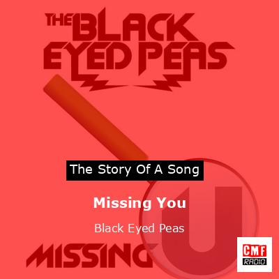 final cover Missing You Black Eyed Peas
