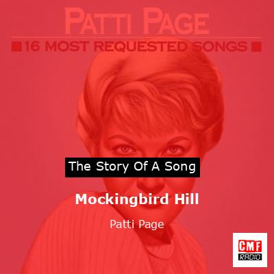 final cover Mockingbird Hill Patti Page