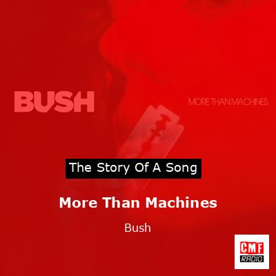 More Than Machines – Bush