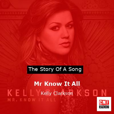 final cover Mr Know It All Kelly Clarkson