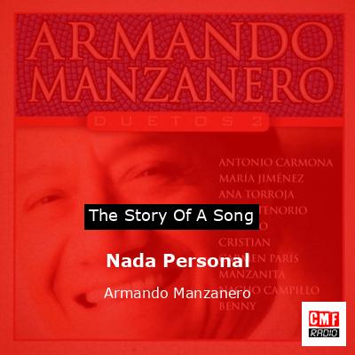final cover Nada Personal Armando Manzanero