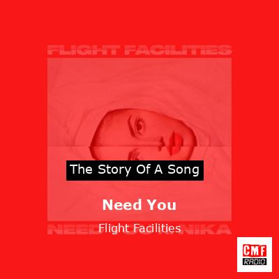 final cover Need You Flight Facilities