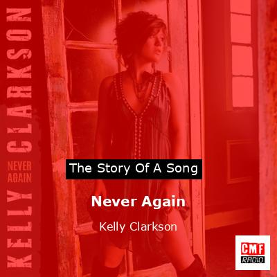 final cover Never Again Kelly Clarkson
