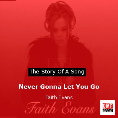 final cover Never Gonna Let You Go Faith Evans