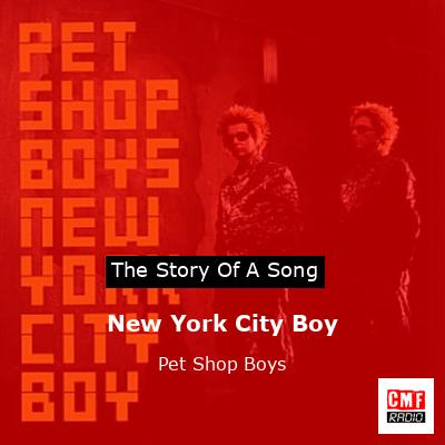 final cover New York City Boy Pet Shop Boys