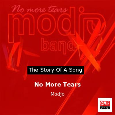 final cover No More Tears Modjo