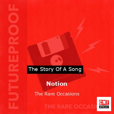 final cover Notion The Rare Occasions