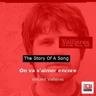 final cover On va saimer encore Vincent Vallieres