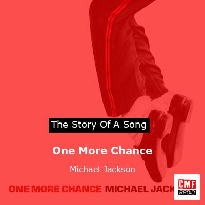 final cover One More Chance Michael Jackson