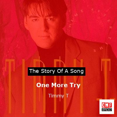 final cover One More Try Timmy T