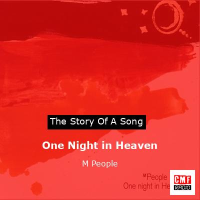final cover One Night in Heaven M People