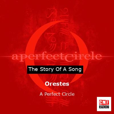 final cover Orestes A Perfect Circle
