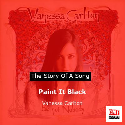 final cover Paint It Black Vanessa Carlton