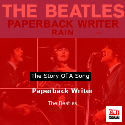 final cover Paperback Writer The Beatles