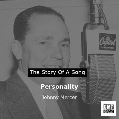 final cover Personality Johnny Mercer