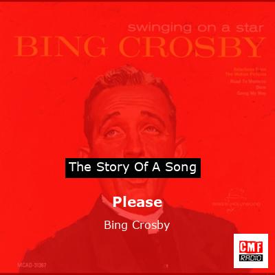 final cover Please Bing Crosby