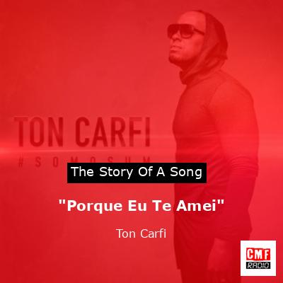 Ton Carfi - Minha Vez: listen with lyrics