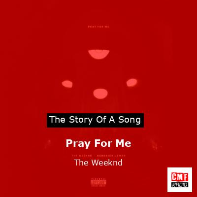 final cover Pray For Me The Weeknd