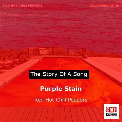 final cover Purple Stain Red Hot Chili Peppers