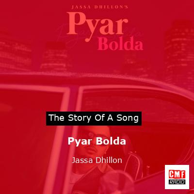 final cover Pyar Bolda Jassa Dhillon