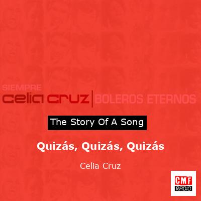 final cover Quizas Quizas Quizas Celia Cruz