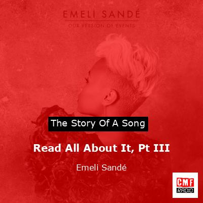 final cover Read All About It Pt III Emeli Sande