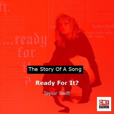 final cover Ready For It Taylor Swift